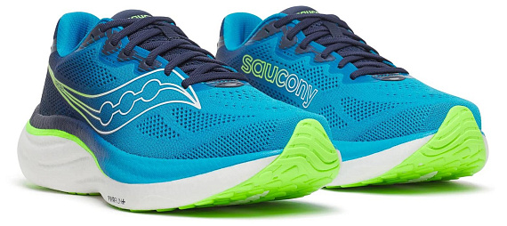Кроссовки мужские Saucony Ride 19 Cobalt/Slime - Фото 6 большая