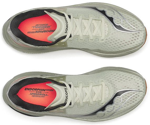Кроссовки мужские Saucony Endorphin Azura Sage/Laurel - Фото 3 большая