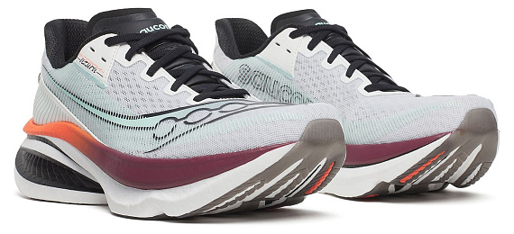 Кроссовки мужские Saucony Endorphin Azura White/Crimson - Фото 3 большая