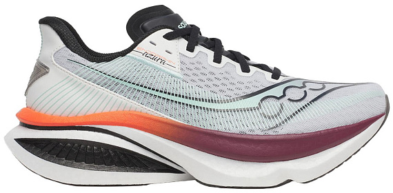 Кроссовки мужские Saucony Endorphin Azura White/Crimson - Фото 1 большая