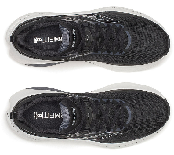 Кроссовки мужские Saucony Omni St 23 Black/Silver - Фото 5 большая