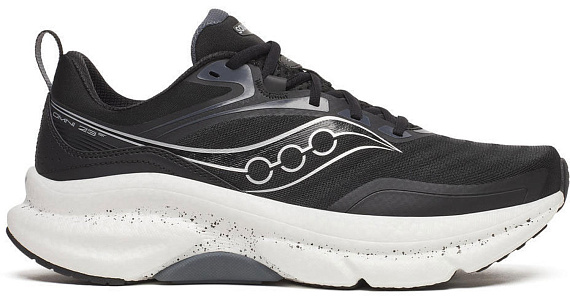 Кроссовки мужские Saucony Omni St 23 Black/Silver - Фото 1 большая