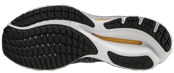 Кроссовки мужские Mizuno Wave Rider 26 Gray/MetalGray/PaleMari - Фото 5 большая