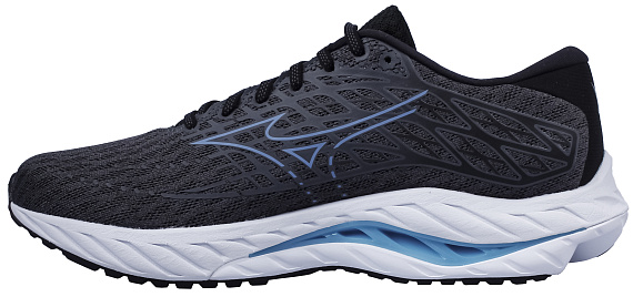 Кроссовки мужские Mizuno Wave Inspire 20 Iron Gate/Parisian Blue/Black - Фото 2 большая
