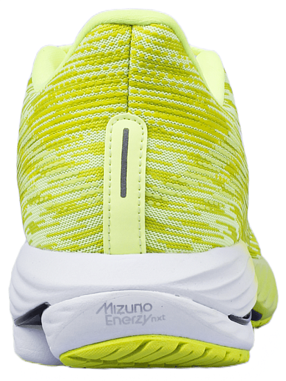 Кроссовки мужские Mizuno Wave Rider 28 Neo Lime/Black/Acid Lime - Фото 3 большая