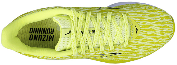 Кроссовки мужские Mizuno Wave Rider 28 Neo Lime/Black/Acid Lime - Фото 5 большая