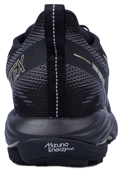Кроссовки мужские Mizuno Wave Rider Gtx 2 Black/Gloden Halo/Quiet Shade - Фото 3 большая