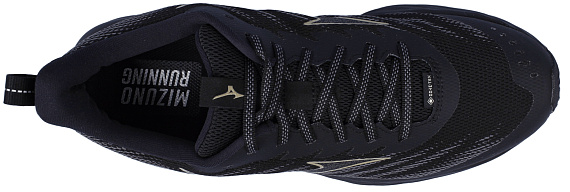 Кроссовки мужские Mizuno Wave Rider Gtx 2 Black/Gloden Halo/Quiet Shade - Фото 5 большая