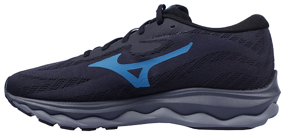 Кроссовки мужские Mizuno Wave Serene Gtx Ebony/Crystal Teal/Black - Фото 2 большая