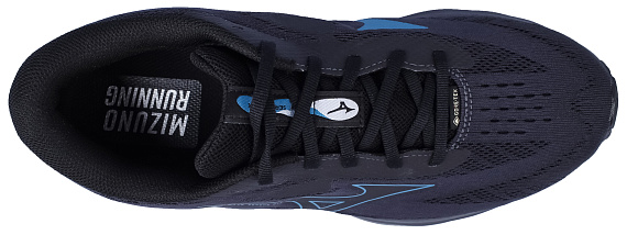 Кроссовки мужские Mizuno Wave Serene Gtx Ebony/Crystal Teal/Black - Фото 5 большая