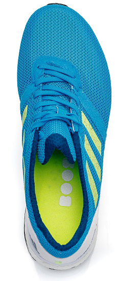 Кроссовки мужские Adidas Adizero Adios 4 Shock Cyan/Hi-Res Yellow/Legend Marine - Фото 4 большая