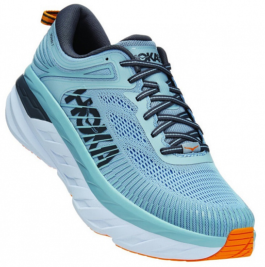 Кроссовки мужские Hoka Bondi 7 Blue Fog/Castlerock - Фото 1 большая