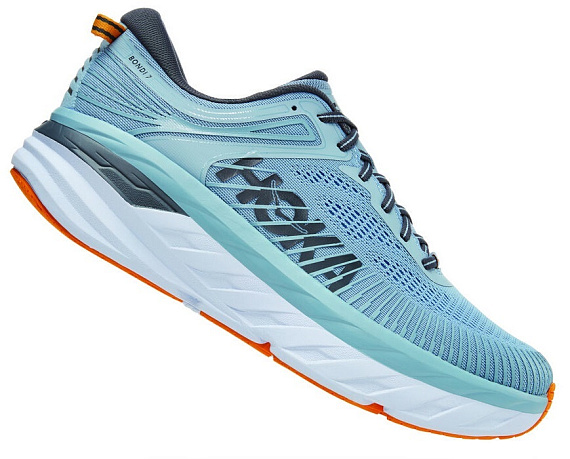 Кроссовки мужские Hoka Bondi 7 Blue Fog/Castlerock - Фото 2 большая