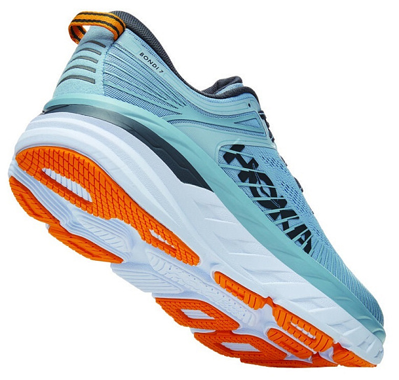 Кроссовки мужские Hoka Bondi 7 Blue Fog/Castlerock - Фото 3 большая