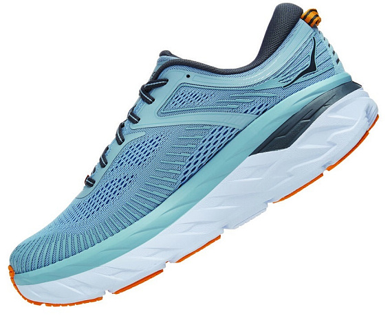 Кроссовки мужские Hoka Bondi 7 Blue Fog/Castlerock - Фото 4 большая