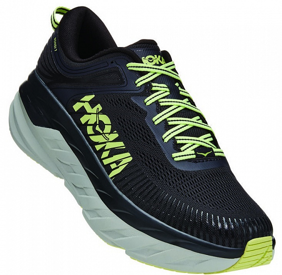 Кроссовки мужские Hoka Bondi 7 Blue Graphite/Butterfly - Фото 1 большая