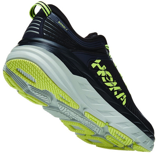 Кроссовки мужские Hoka Bondi 7 Blue Graphite/Butterfly - Фото 3 большая