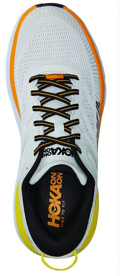 Кроссовки мужские Hoka Bondi 7 Nimbus Cloud/Radiant Yellow - Фото 5 большая