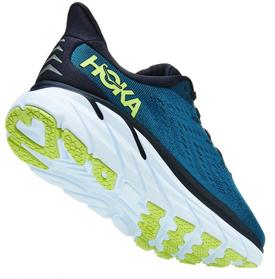 Кроссовки мужские Hoka Clifton 8 Blue Coral/Butterfly - Фото 3 большая