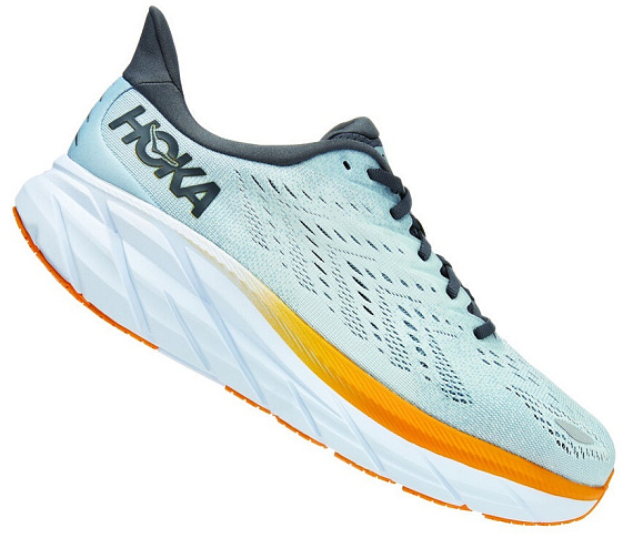 Кроссовки мужские Hoka Clifton 8 Blue Fog/Plein Air - Фото 2 большая