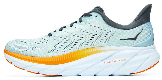 Кроссовки мужские Hoka Clifton 8 Blue Fog/Plein Air - Фото 8 большая