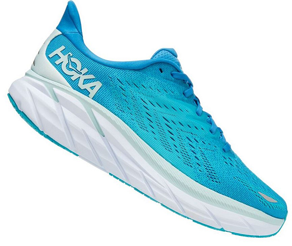 Кроссовки мужские Hoka Clifton 8 Ibiza Blue/Scuba Blue - Фото 2 большая