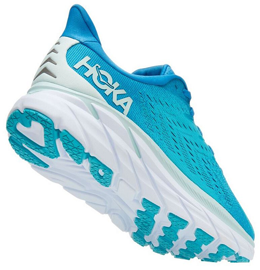 Кроссовки мужские Hoka Clifton 8 Ibiza Blue/Scuba Blue - Фото 3 большая
