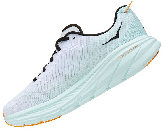 Кроссовки мужские Hoka Rincon 3 White/Blue Glass - Фото 4 большая