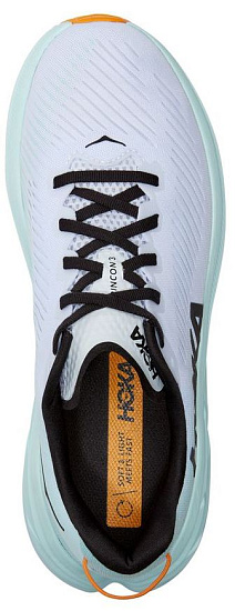 Кроссовки мужские Hoka Rincon 3 White/Blue Glass - Фото 5 большая