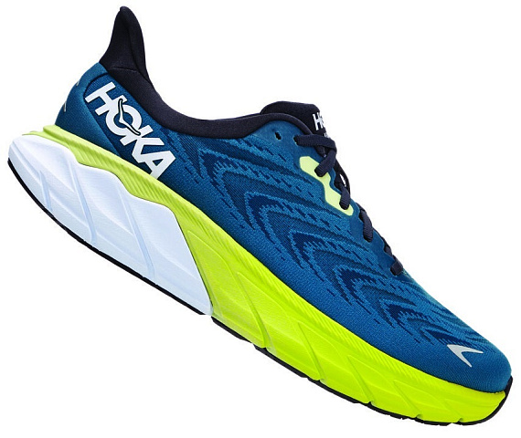 Кроссовки мужские Hoka Arahi 6 Blue Graphite/Blue Coral - Фото 2 большая
