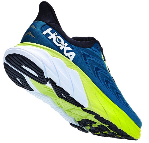Кроссовки мужские Hoka Arahi 6 Blue Graphite/Blue Coral - Фото 3 большая
