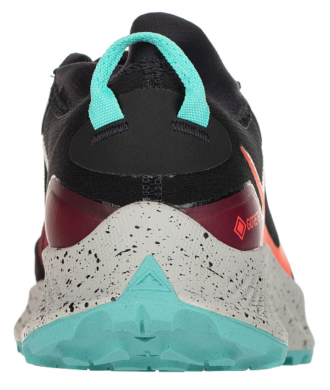 Кроссовки мужские Nike Pegasus Trail 3 GTX Black/Dark Beetroot/Dynamic Turquoise/Bright Crimson - Фото 3 большая