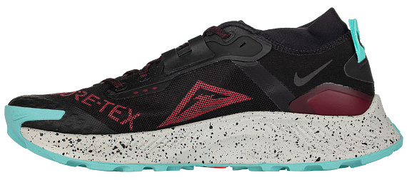 Кроссовки мужские Nike Pegasus Trail 3 GTX Black/Dark Beetroot/Dynamic Turquoise/Bright Crimson - Фото 5 большая