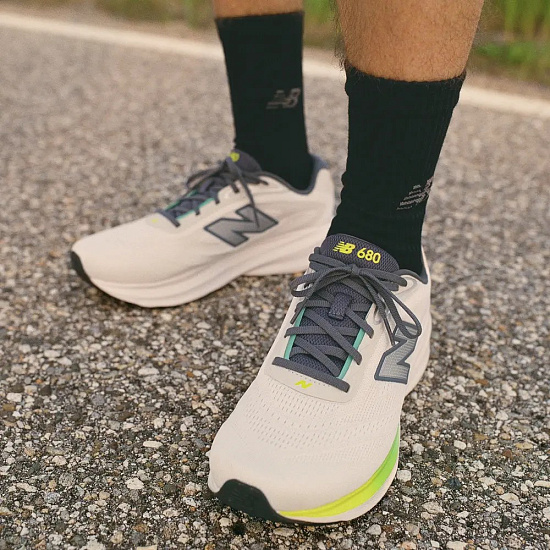 Кроссовки мужские New Balance Fresh Foam X 680 V9 Reflection/Grey Matter/Alkaline Green - Фото 7 большая