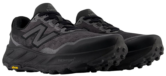 Кроссовки мужские New Balance Fresh Foam X Hierro V9 Black Cement/Black - Фото 4 большая
