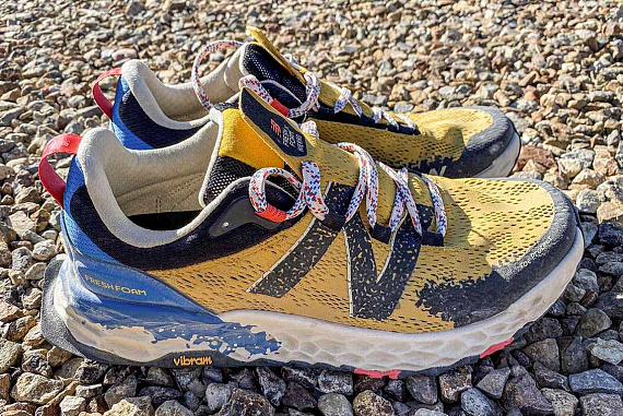 Кроссовки мужские New Balance Fresh Foam Hierro v5 Yellow - Фото 3 большая
