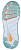 Кроссовки мужские Hoka M Elevon 2 White/Blazing Orange - Фото 6 малая