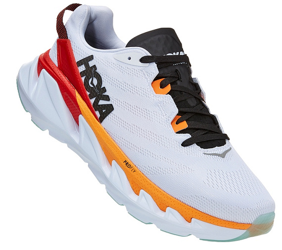 Кроссовки мужские Hoka M Elevon 2 White/Blazing Orange - Фото 2 большая