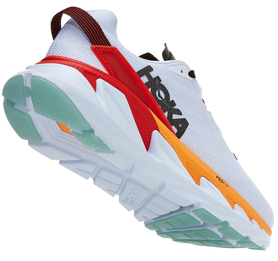 Кроссовки мужские Hoka M Elevon 2 White/Blazing Orange - Фото 3 большая