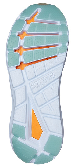 Кроссовки мужские Hoka M Elevon 2 White/Blazing Orange - Фото 6 большая
