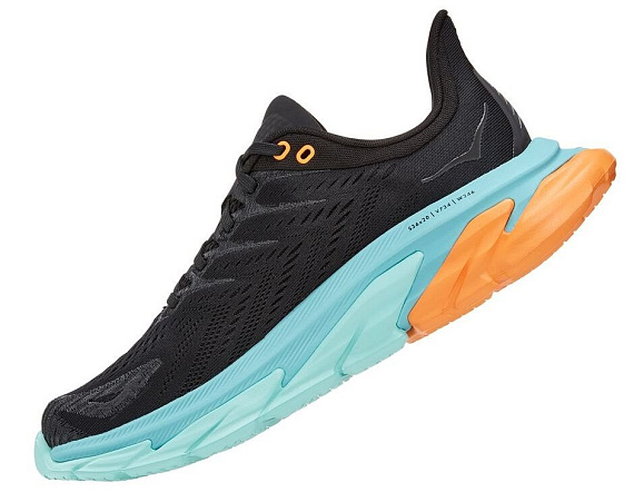 Кроссовки мужские Hoka M Clifton Edge Black/Aquarelle - Фото 4 большая