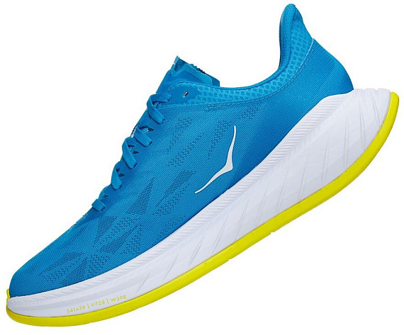 Кроссовки мужские Hoka M Carbon X 2 Diva Blue/Citrus - Фото 4 большая