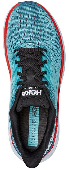 Кроссовки мужские Hoka M Clifton 8 Real Teal/Aquarelle - Фото 6 большая