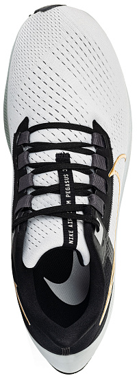 Кроссовки мужские Nike Air Zoom Pegasus 38 Photon Dust/Light Smoke Grey/Particle Grey/Metallic Gold  - Фото 2 большая