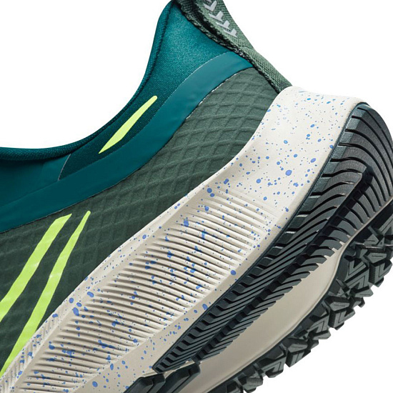 Кроссовки мужские Nike Air Zoom Pegasus 37 Shield Midnight Turq/Volt-Vintage Green - Фото 4 большая