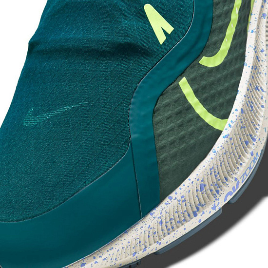 Кроссовки мужские Nike Air Zoom Pegasus 37 Shield Midnight Turq/Volt-Vintage Green - Фото 5 большая