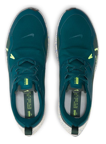 Кроссовки мужские Nike Air Zoom Pegasus 37 Shield Midnight Turq/Volt-Vintage Green - Фото 8 большая