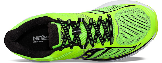 Кроссовки мужские Saucony Guide 10 ярко-зеленый/черный/светло-зеленый - Фото 3 большая
