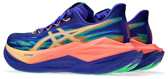Кроссовки ASICS Superblast 3 Cobalt Burst/Light Orange - Фото 4 большая