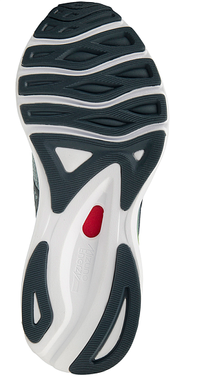 Кроссовки мужские Mizuno Wave Sky 5 св.гол/т.син-гол/нео.лайм - Фото 2 большая